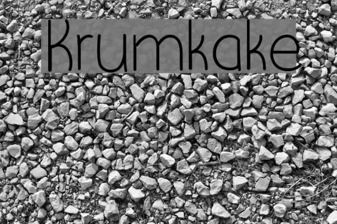 Krumkake Font examples