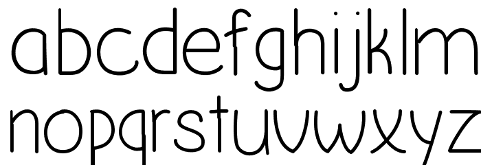 Krumkake Font LOWERCASE