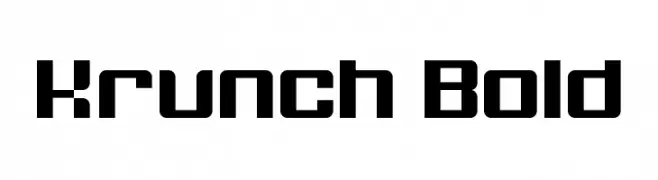 Krunch Bold  les polices de caractères gratuit tlcharger
