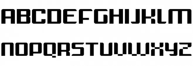 Krunch Bold Шрифта ВЕРХНИЙ