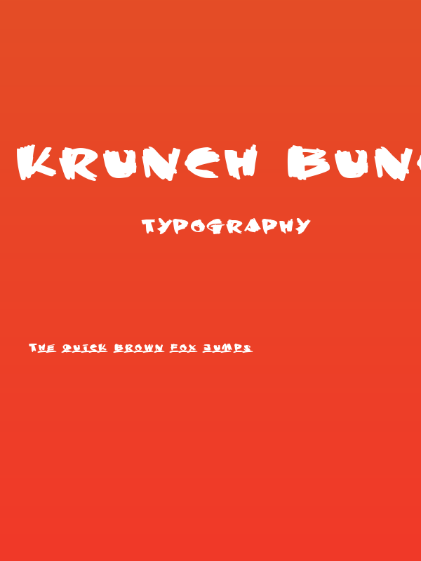 Krunch Bunch Poster