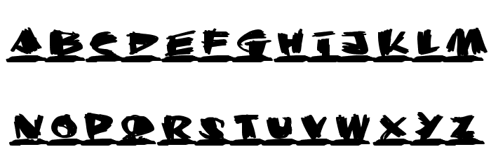 Krunch Bunch Font LOWERCASE
