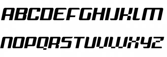 Krunch Italic Шрифта ВЕРХНИЙ