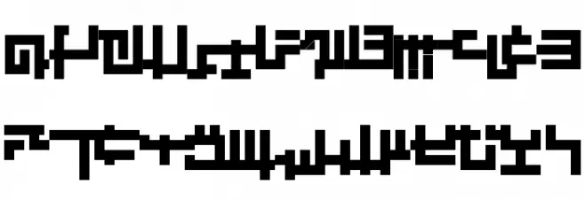 Kruptos Regular フォント 大文字