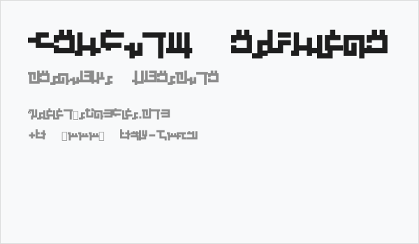 Kruptos Regular Business Card