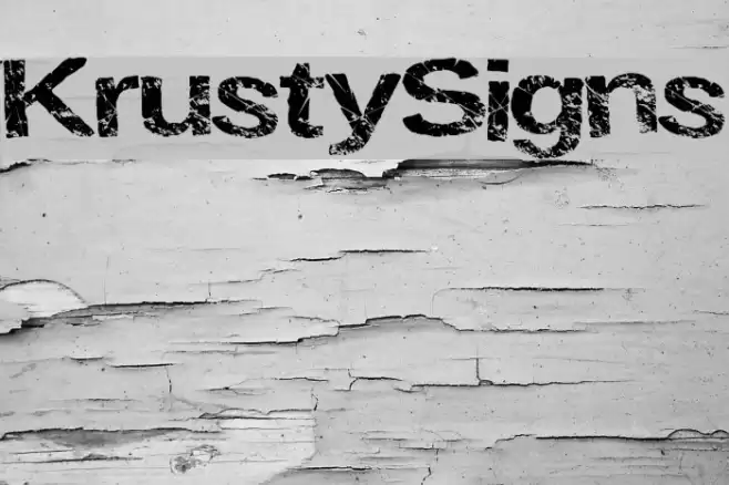 KrustySigns Font examples