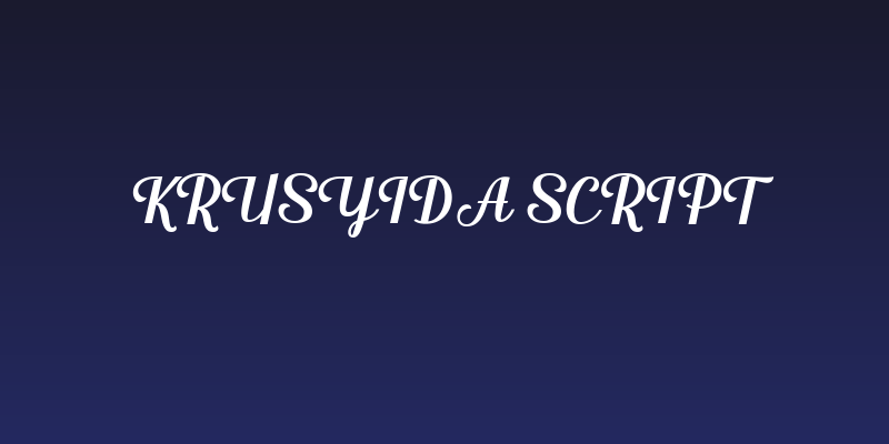 Krusyida Script Social Header