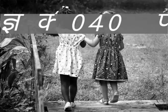 Kruti Dev 040  Italic Font examples