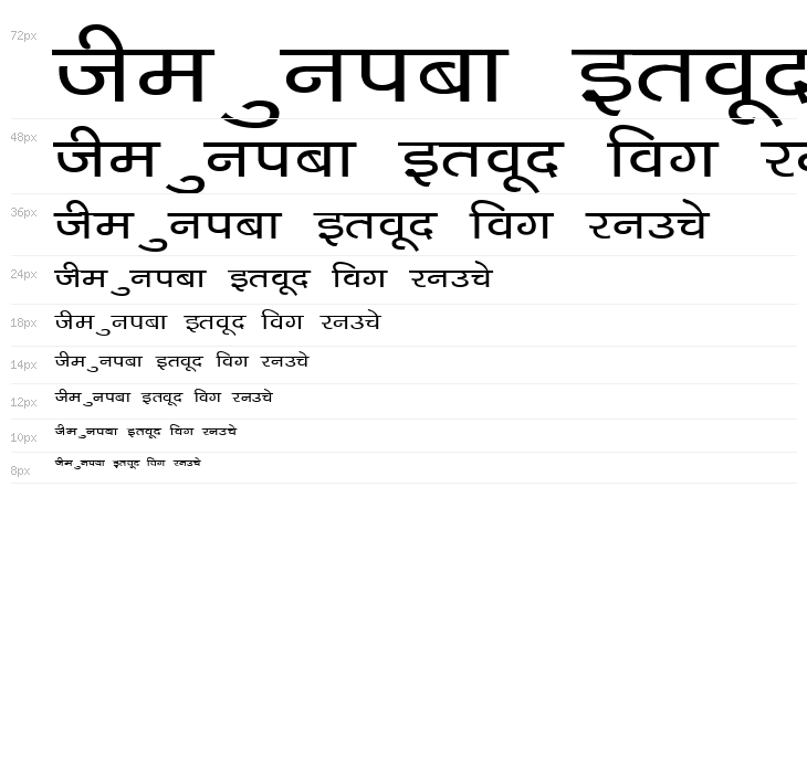 Kruti Dev 040 Wide Waterfall