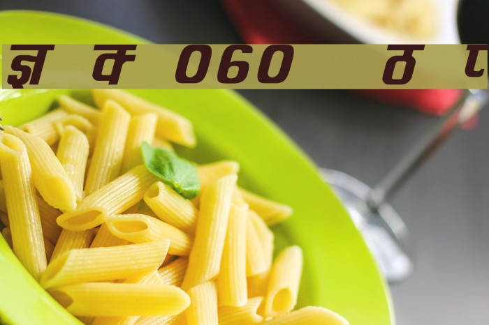 Kruti Dev 060 Bold Italic Font examples