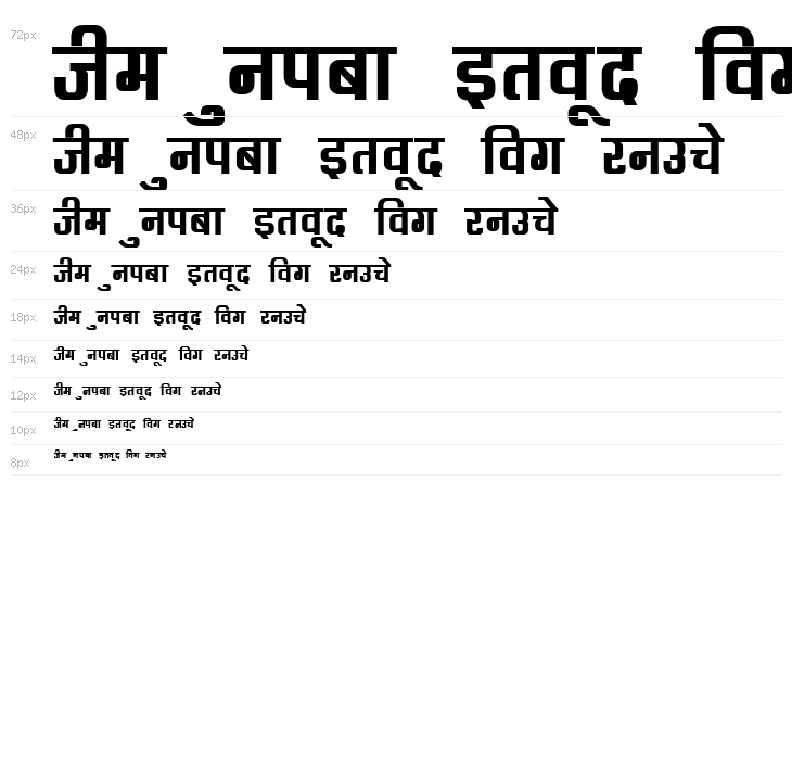 Kruti Dev 060  Bold Waterfall