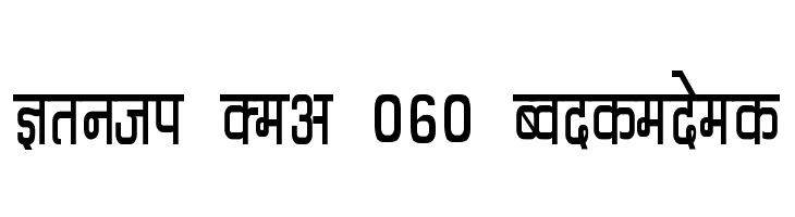 Kruti Dev 060 Condensed Font - FFonts.net