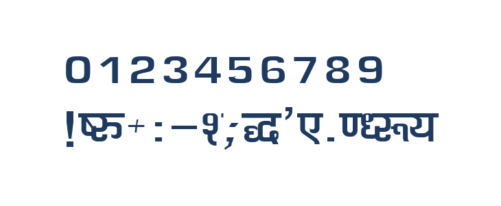 Kruti Dev 060 Wide Other Characters