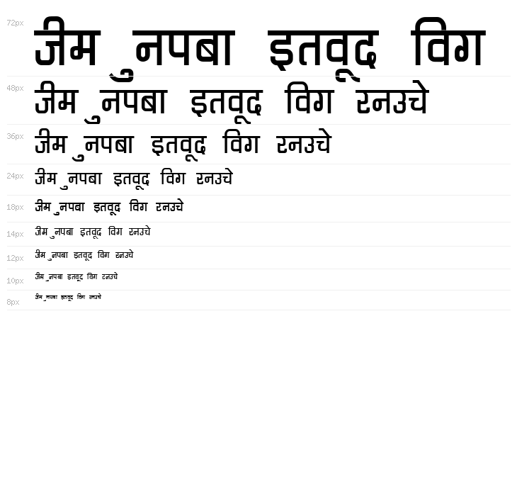 Kruti Dev 060 Waterfall