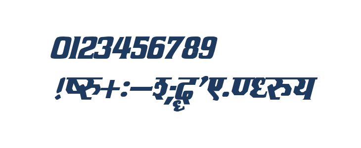 Kruti Dev 090  Bold Italic Other Characters