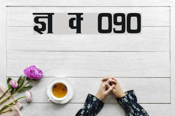 Kruti Dev 090 Font examples