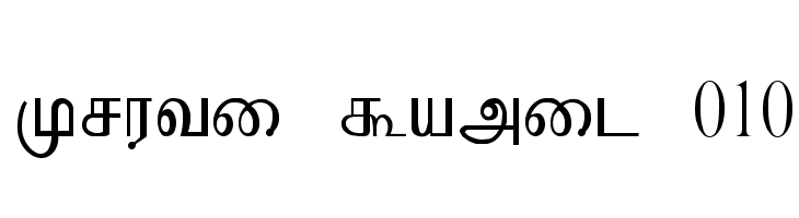 tamil fonts for windows 7