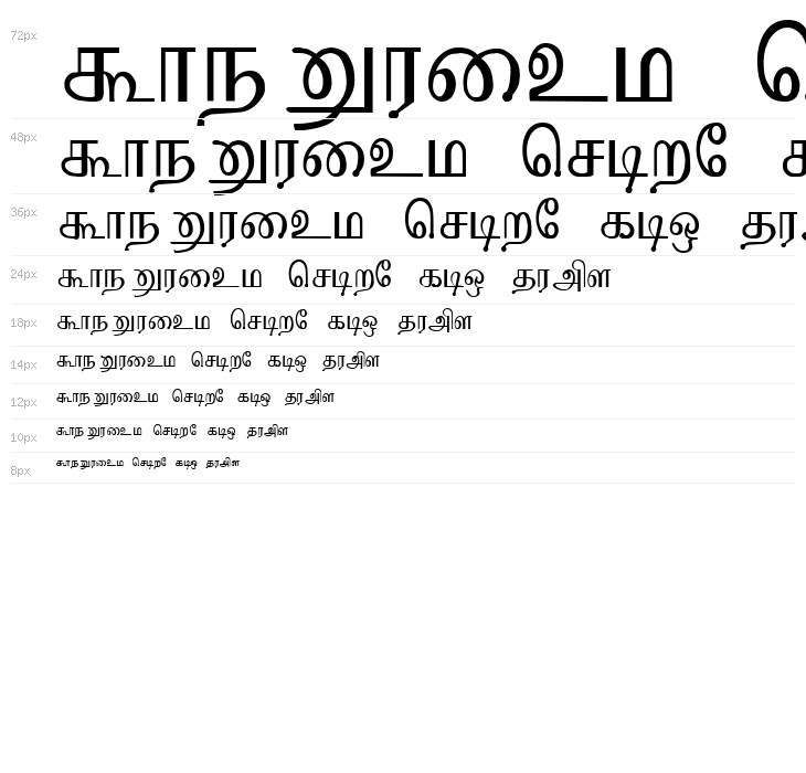 Kruti Tamil 010 Waterfall