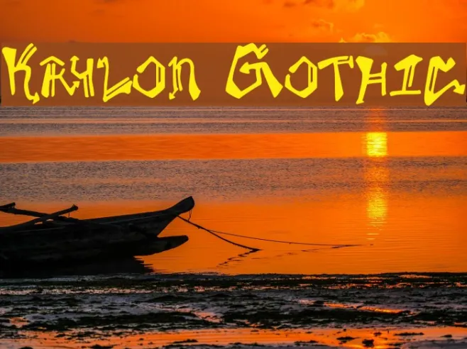 Krylon Gothic Example 3