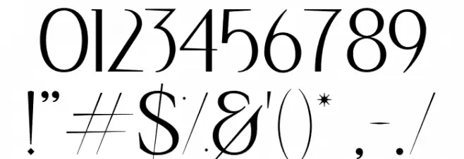 Krylon Regular Font OTHER CHARS