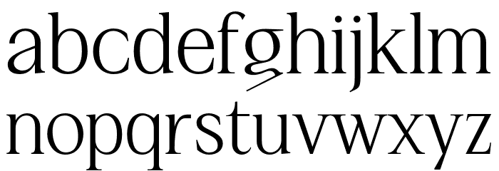 Krylon Regular Font Litere mici