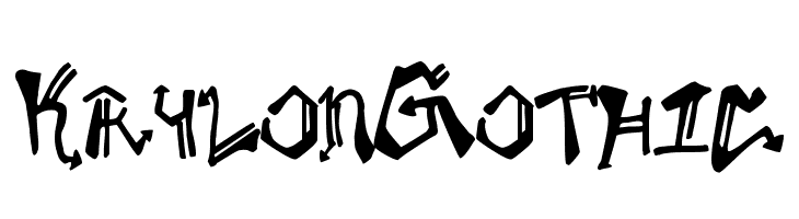 KrylonGothic  لخطوط تنزيل