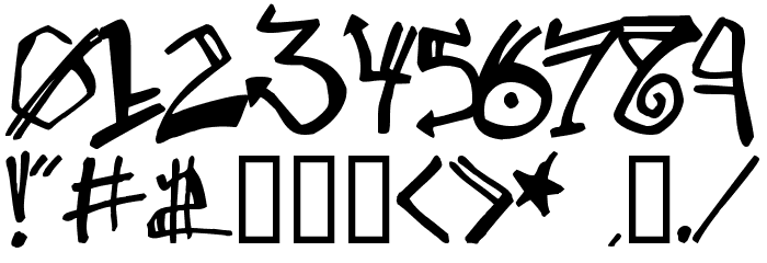 KrylonGothic Font OTHER CHARS