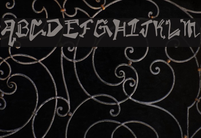 KrylonGothic Font examples