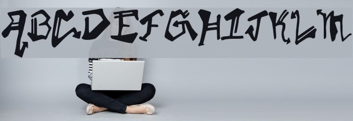 KrylonGothic Font examples