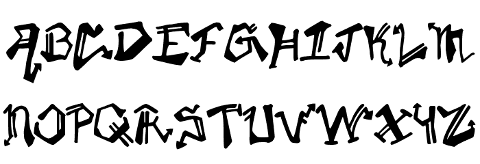 KrylonGothic Font LOWERCASE