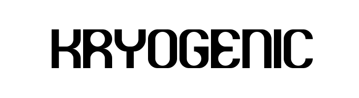 Kryogenic Font