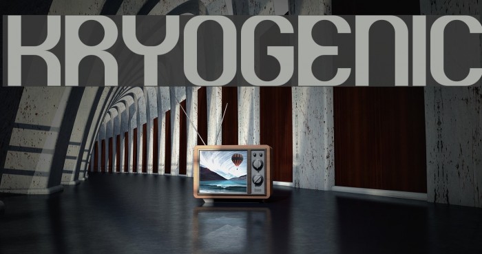 Kryogenic Font examples