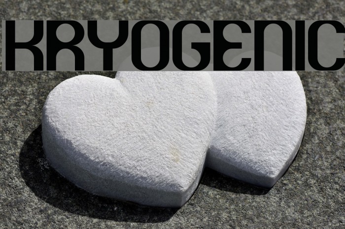 Kryogenic Font examples