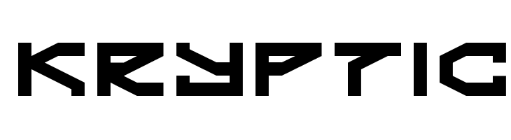 Kryptic  フリーフォントのダウンロード