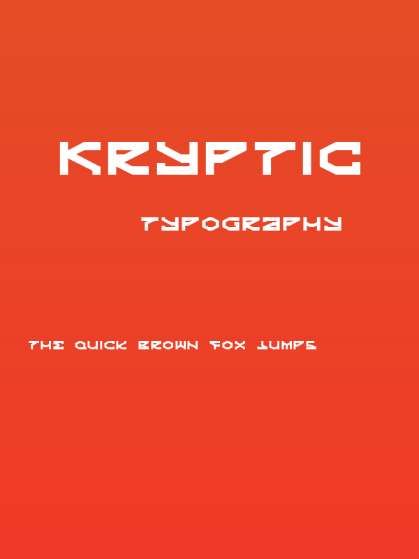 Kryptic Poster