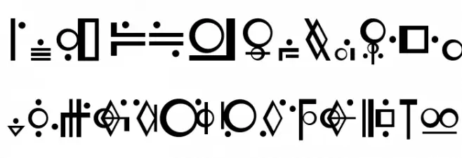 Kryptonian 7 Schriftart Groß