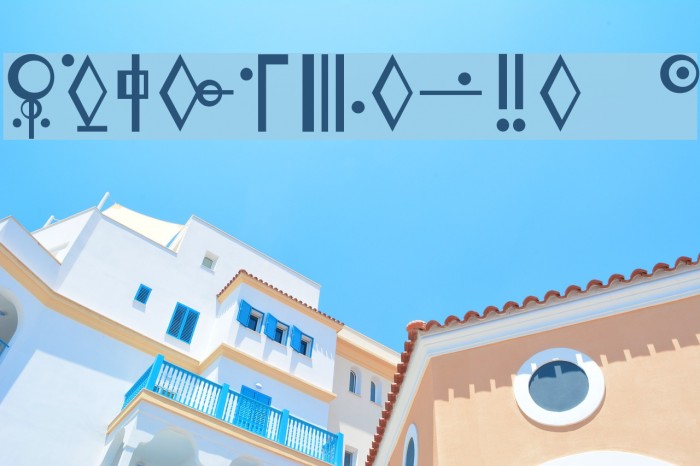 Kryptonian 7 Font examples