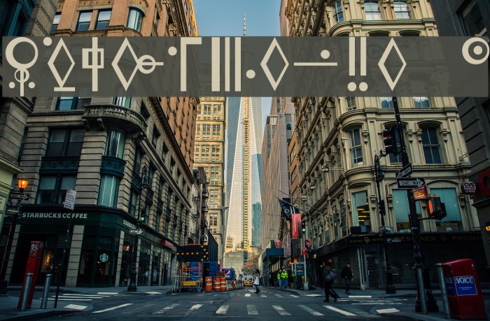 Kryptonian 7 Font examples