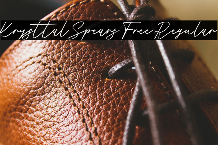 Krysttal Spears Free Regular Example 1