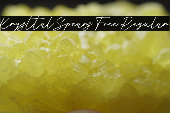 Krysttal Spears Free Regular Example 3