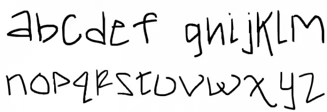 kR3WgZ_with_a_3 Font Litere mari
