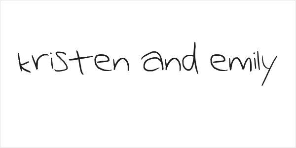 kristen and emily Logo