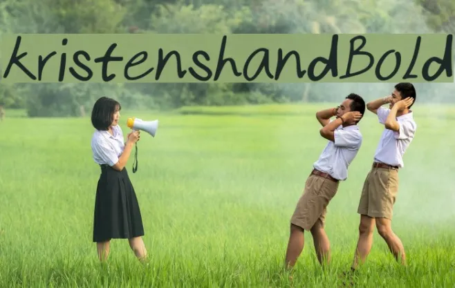 kristenshandBold Example 1