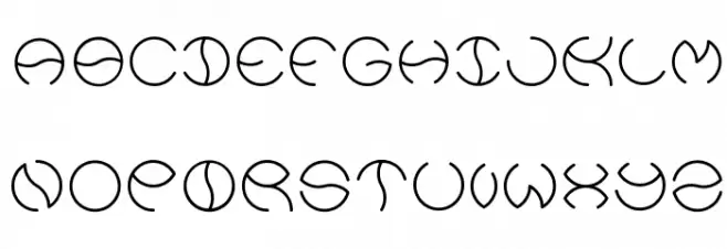 kristina خط أحرف صغيرة