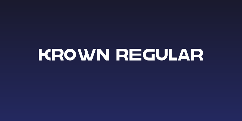 krown Regular Social Header