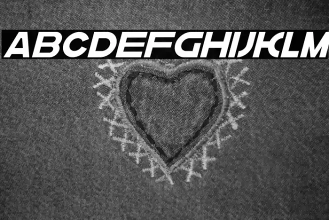 krown oblique Regular Font examples