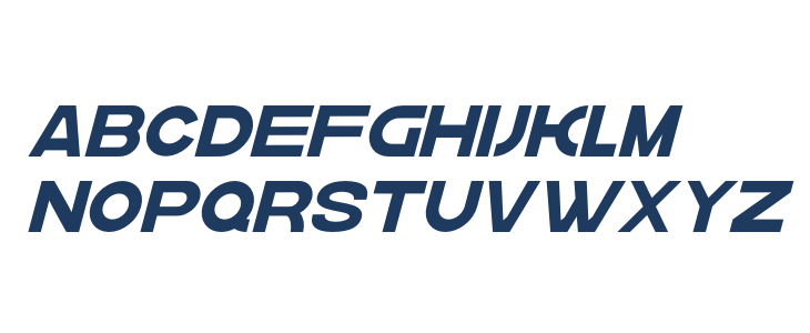 krown oblique Regular Lowercase