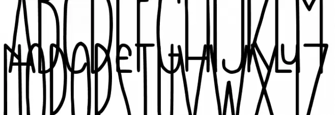krusty craft Schriftart Groß