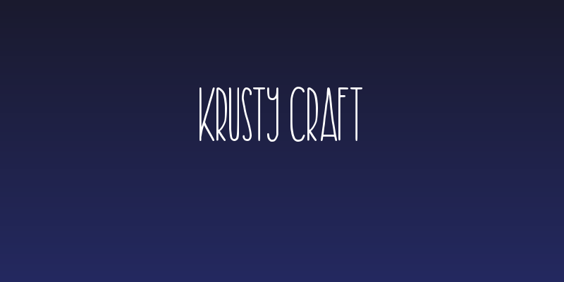 krusty craft Social Header