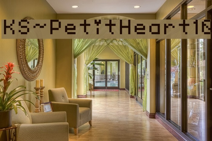 KS-PetitHeart10 Font examples